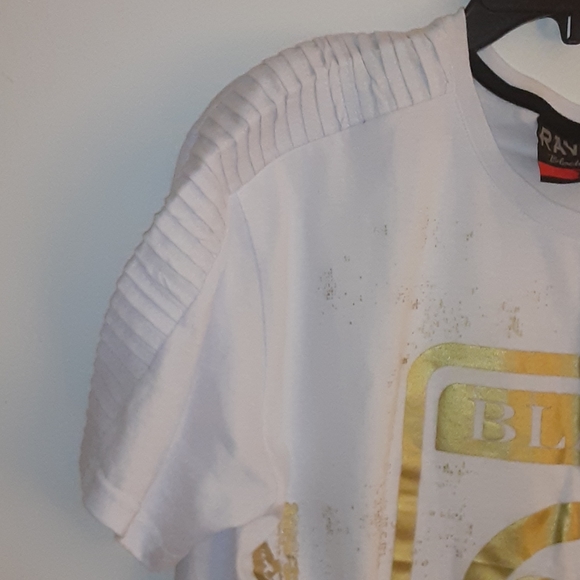 RAVMEN BLACK LABEL WHITE AND GOLD XL TSHIRT - Picture 3 of 12